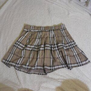 Rue21 Pleated Plaid Skirt